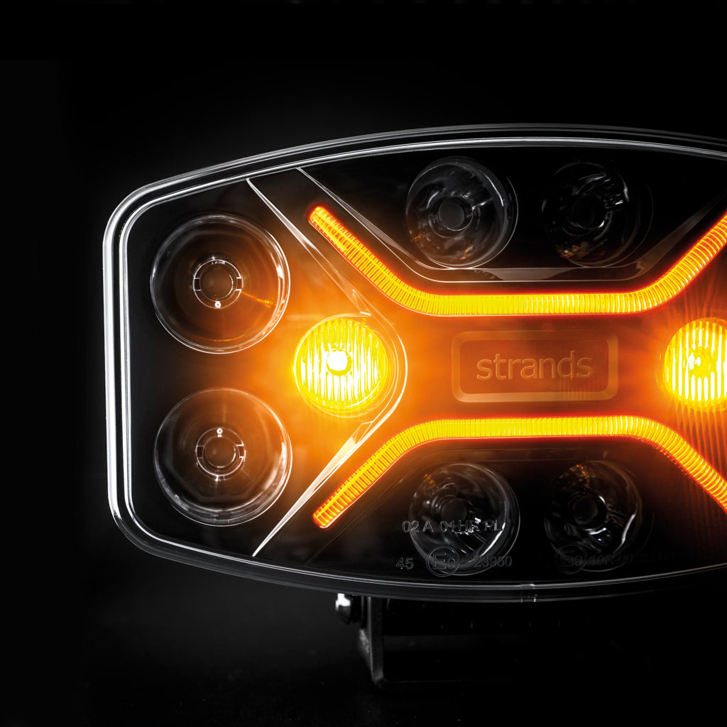 Strands 98W Dark Knight Intense LED Rektangulær Ekstralys - 12 000 lm