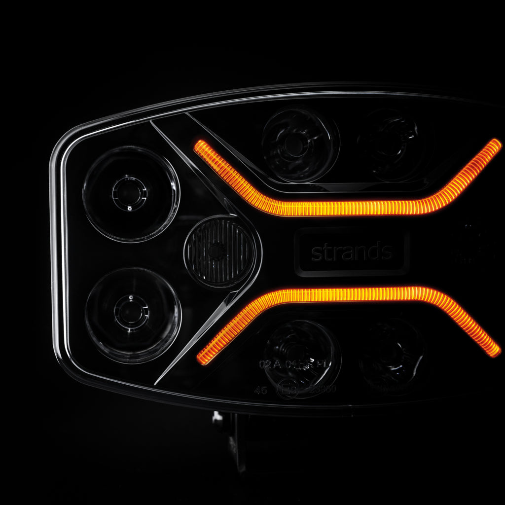 Strands 98W Dark Knight Intense LED Rektangulær Ekstralys - 12 000 lm