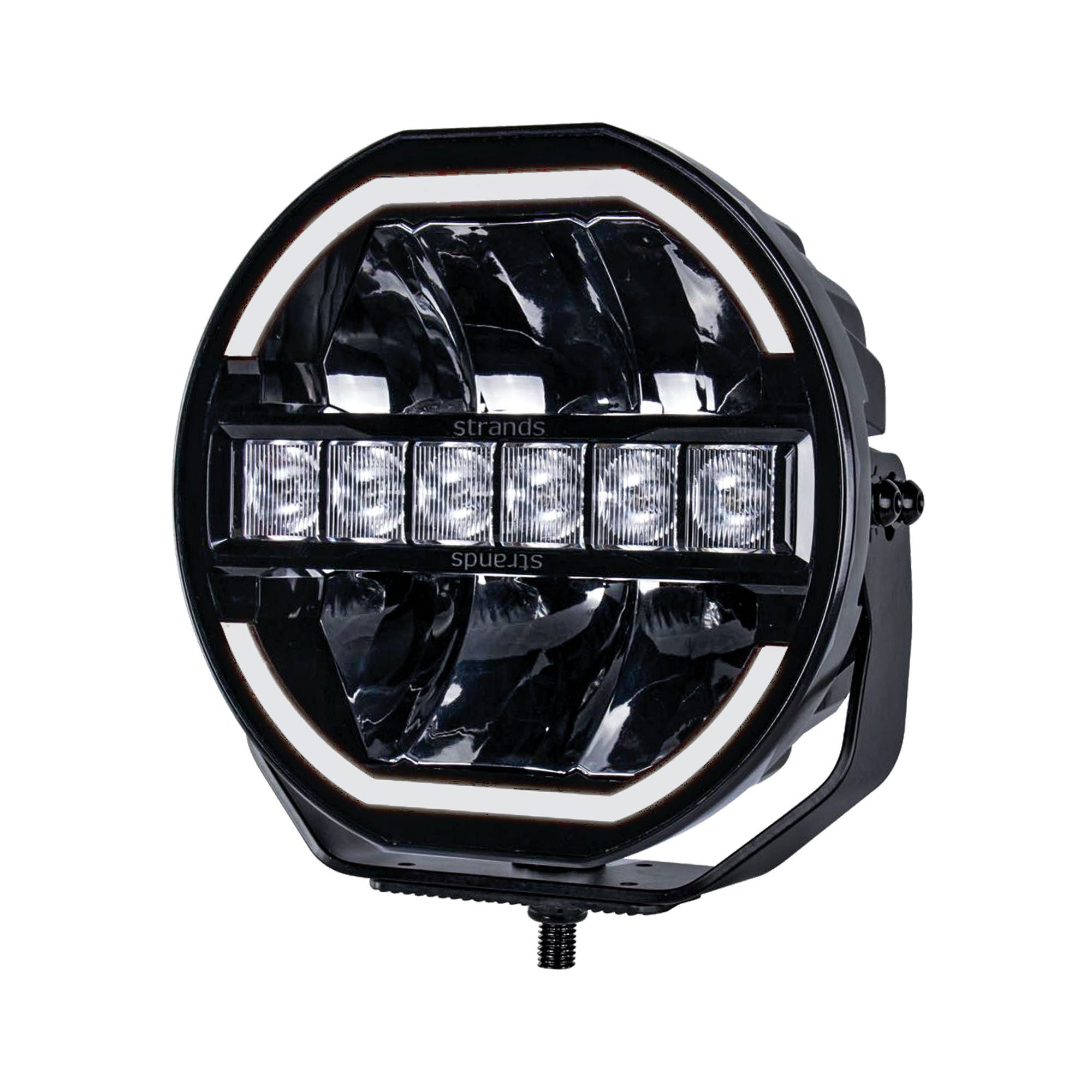 Strands 170W Siberia NR 9" LED Rund Ekstralys Hvit - 11 000 lm