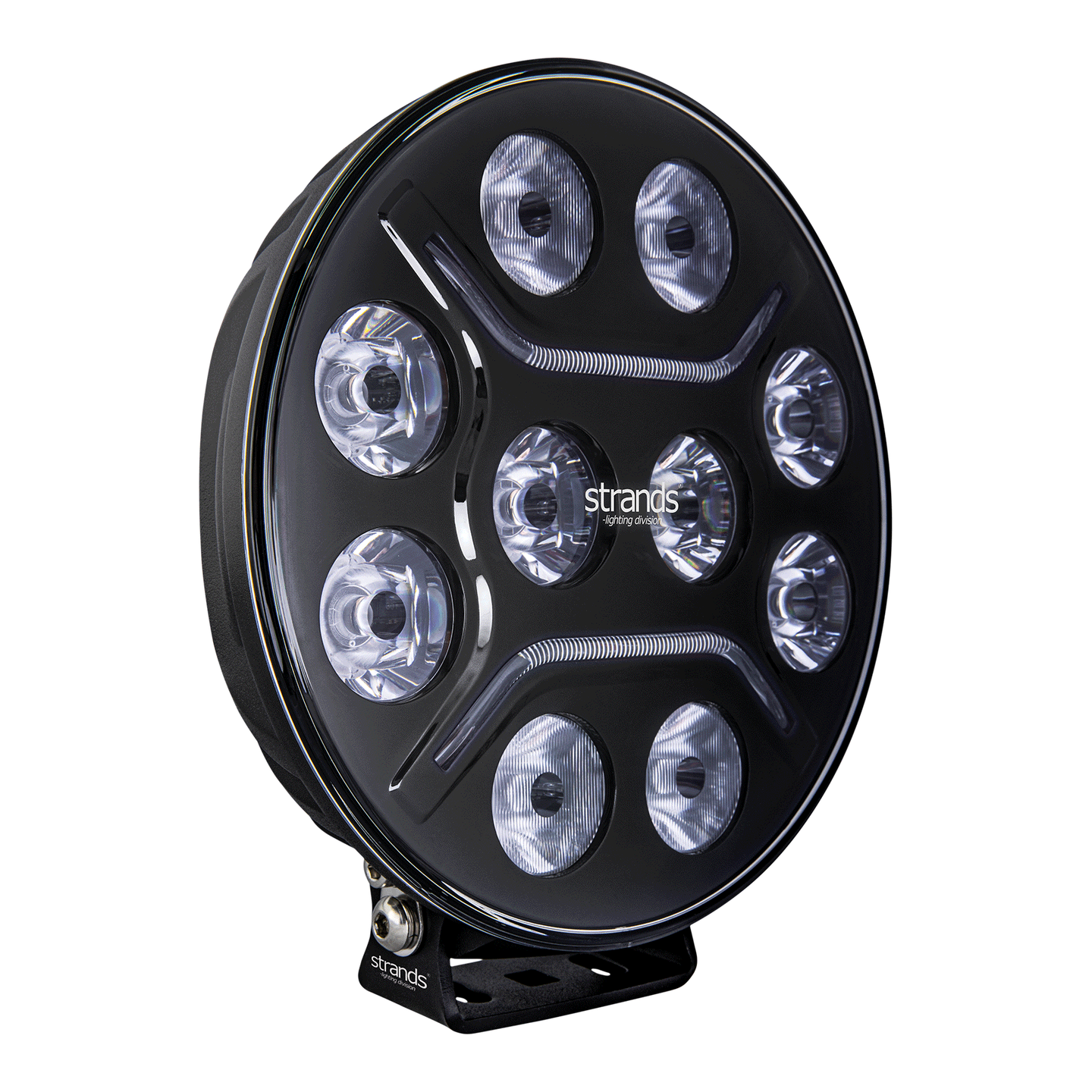 Strands 130W Dark Knight Intense 9″ LED Ekstralys - 16 100 lm