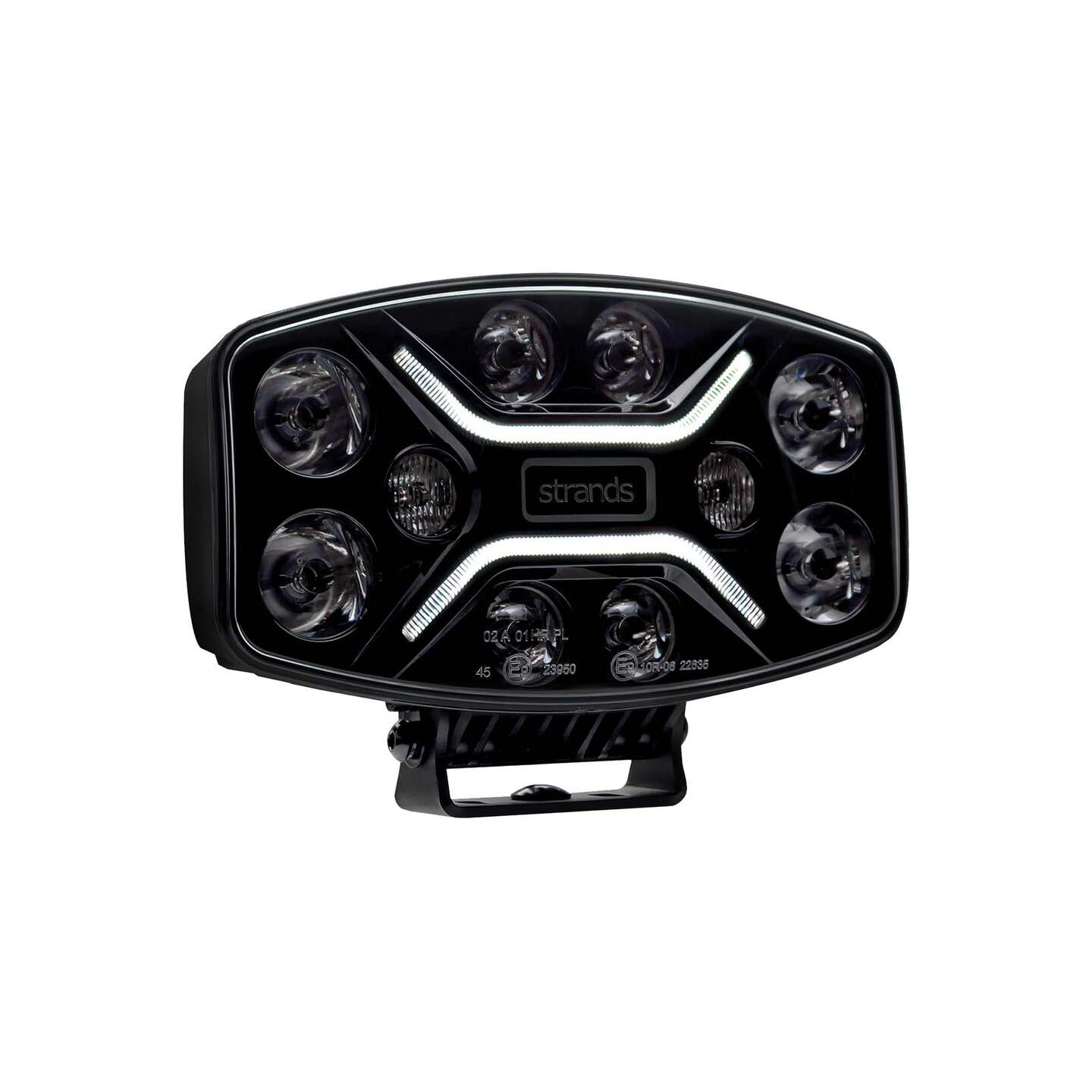 Strands 98W Dark Knight Intense LED Rektangulær Ekstralys - 12 000 lm