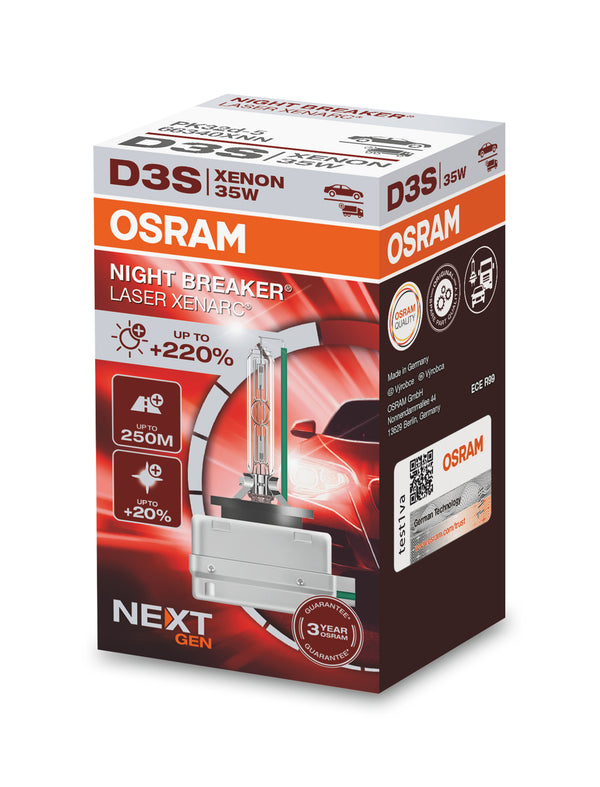 OSRAM D3S XENARC NIGHT BREAKER LASER XENON +220