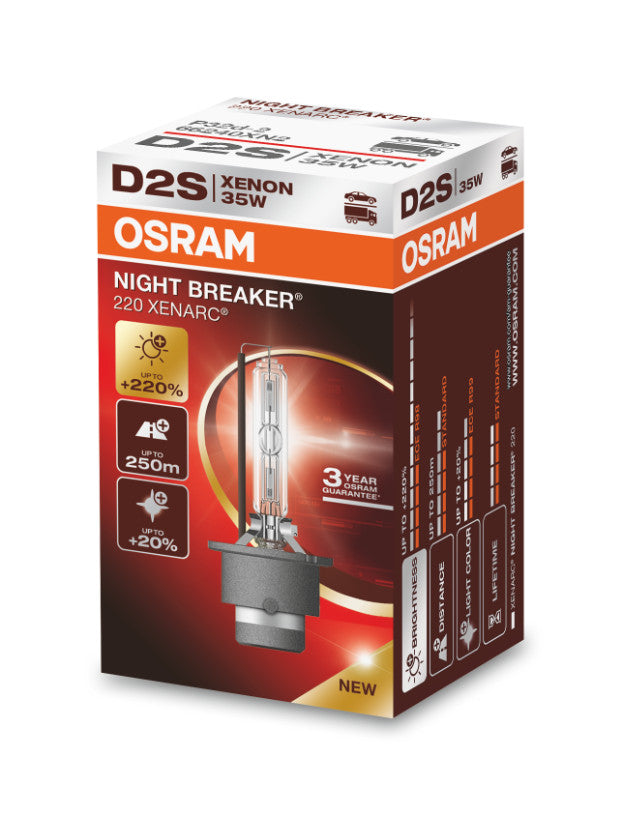 Nyhet! Osram D2S Night Breaker +220% Xenon