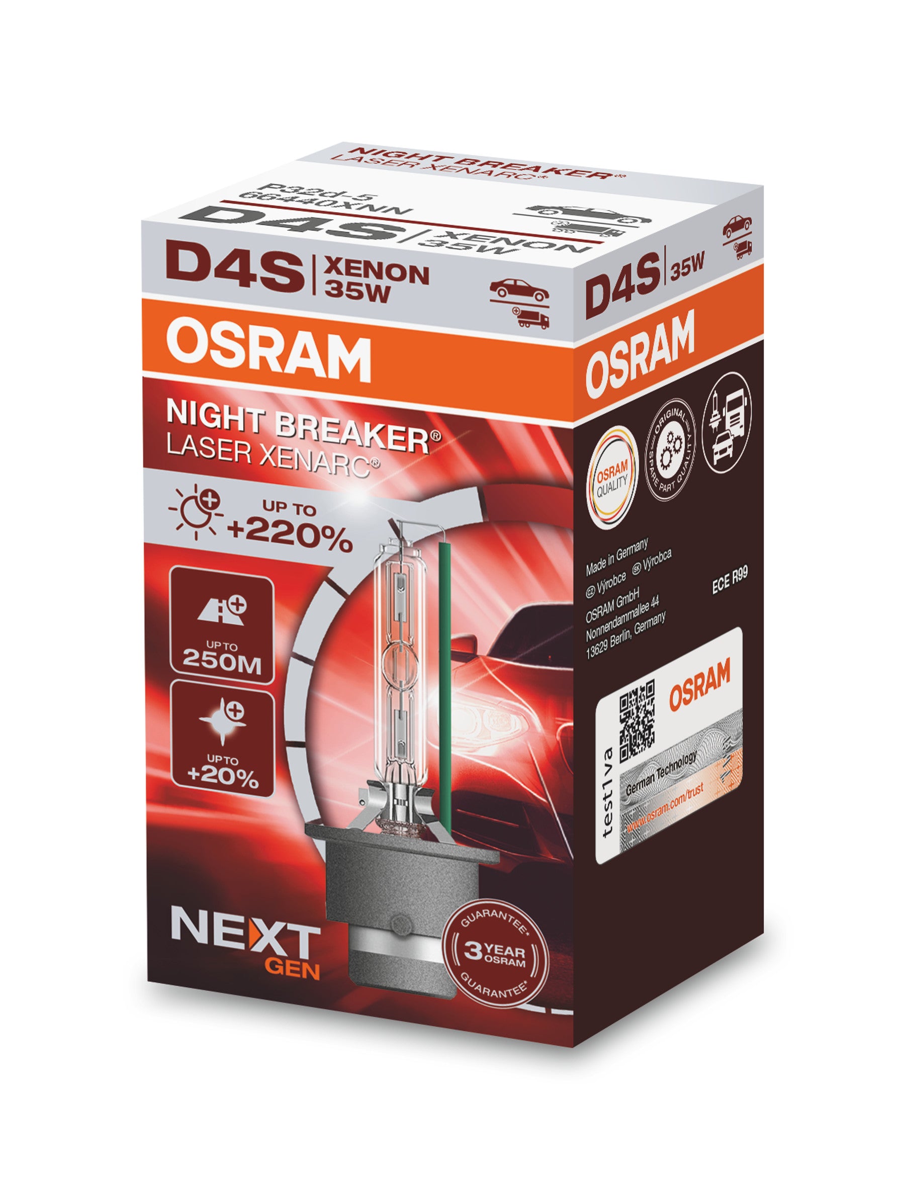 Osram D4S Night Breaker Xenon +220%