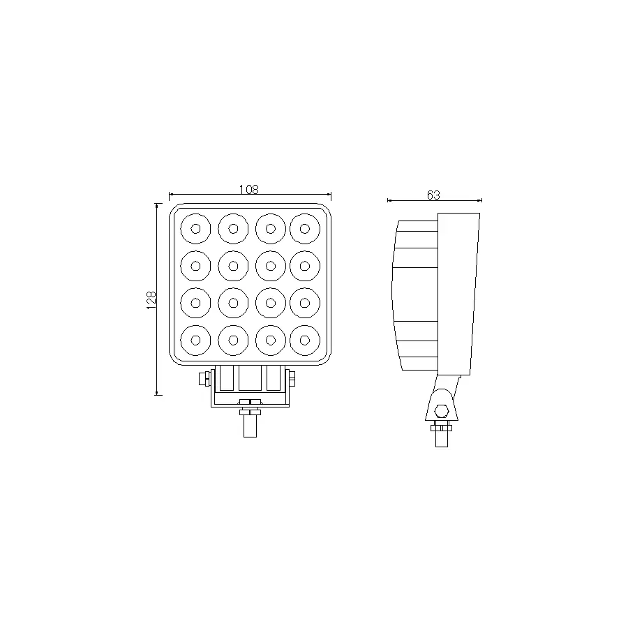 Truck LED arbeidslampe - 2100 lm