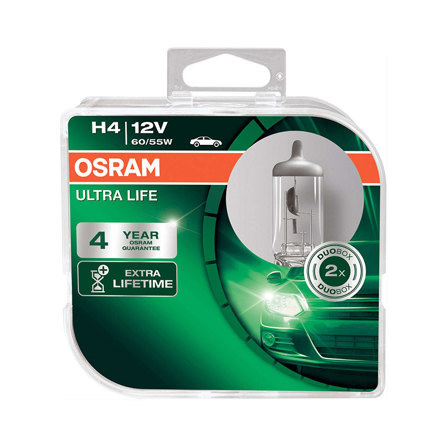 Osram H4 60/55W Ultra Life 2 stk (12V)