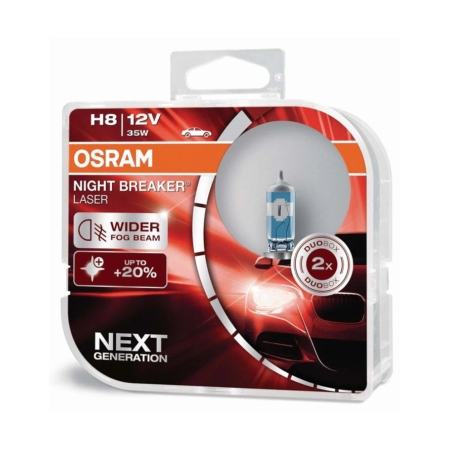 Osram H8 35W Night Breaker Laser 2 stk (12V)