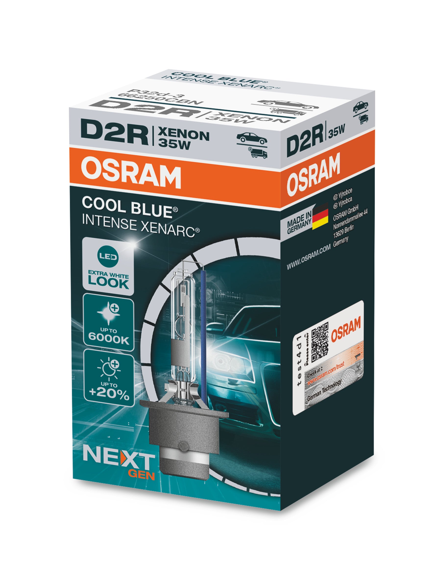 Osram D2R Cool Blue Intense (Next Gen) Xenon