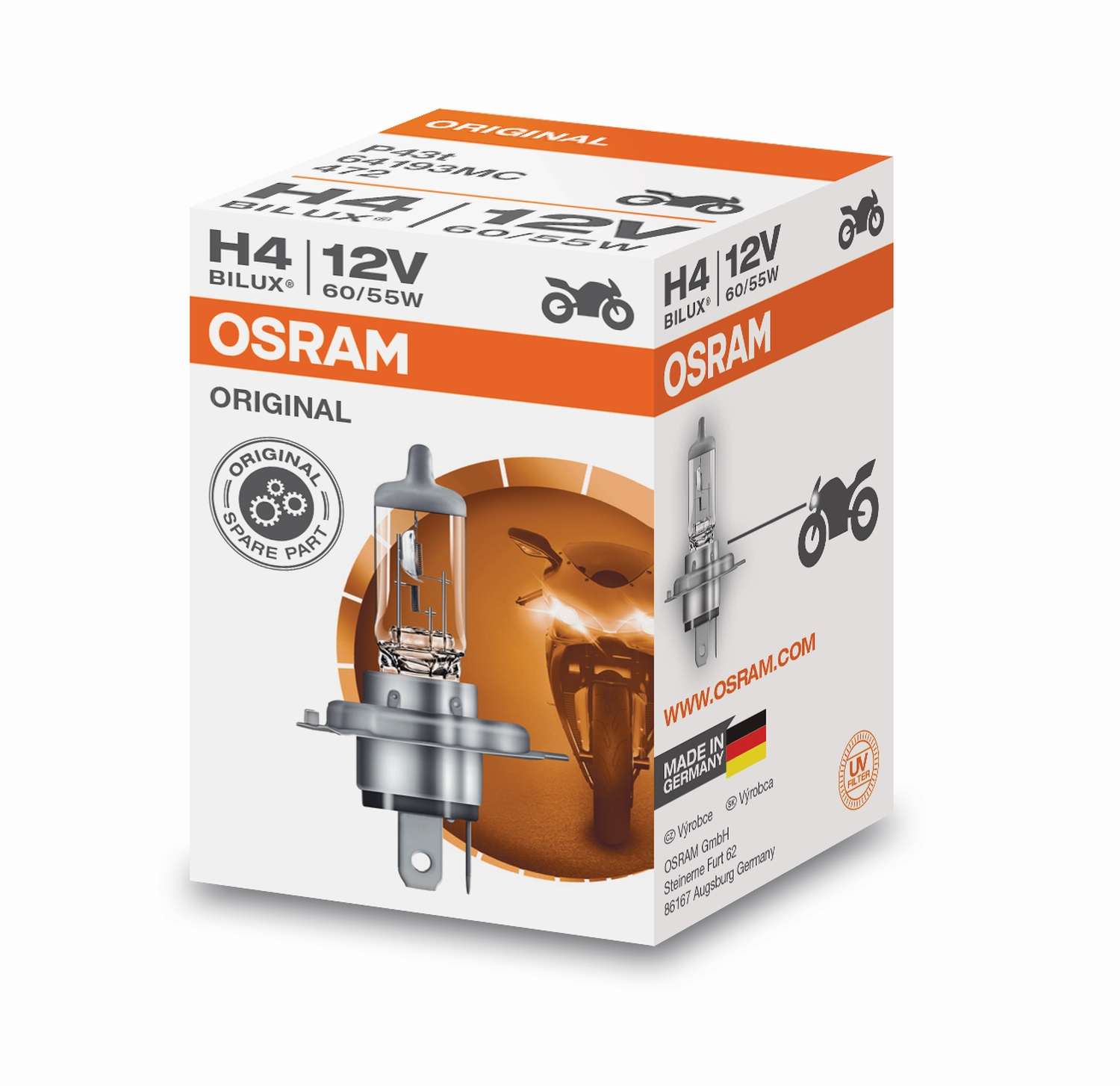 Osram H4 60/55W Original MC (12V)